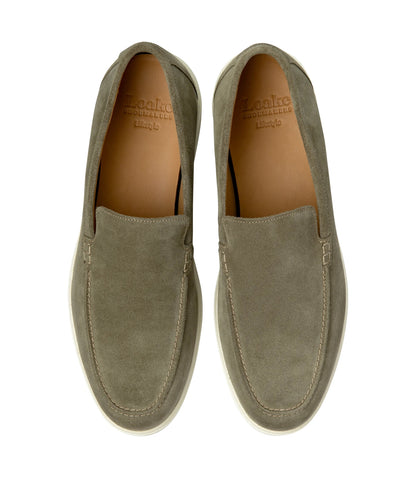 Tuscany Apron Loafer Suede | Pistachio