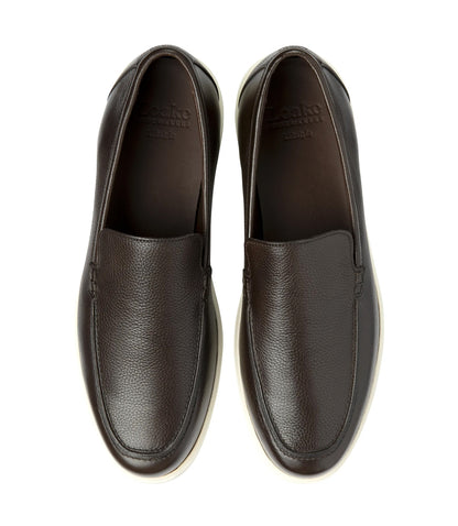Tuscany Apron Loafer Grain Calf Leather | Dark Brown