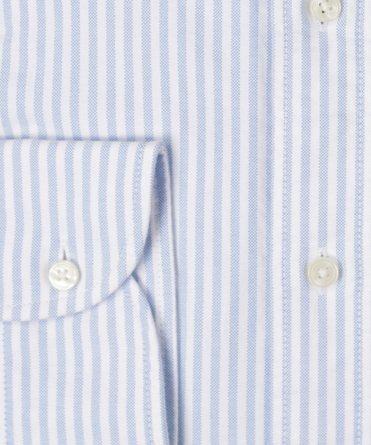 Oxford Shirt Button Down | Lichtblauw Wit Gestreept