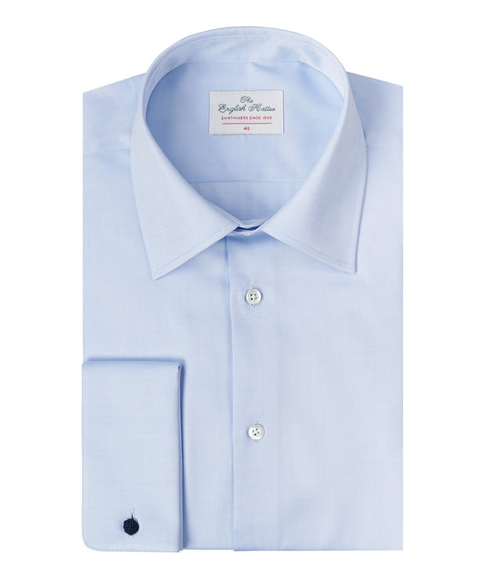 Shirt Dubbele Manchet | Lichtblauw