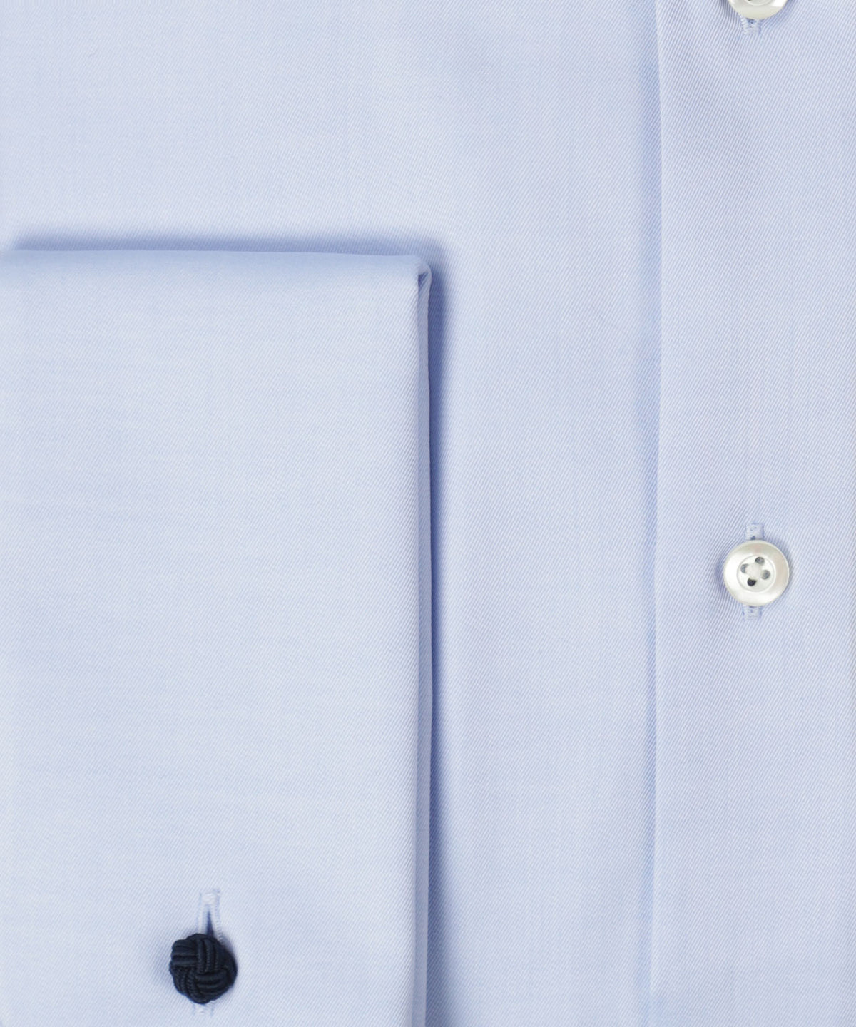Shirt Dubbele Manchet | Lichtblauw
