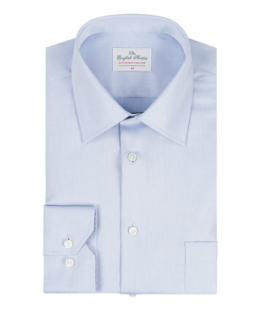 Non Iron Shirt Semi Widespread | Lichtblauw