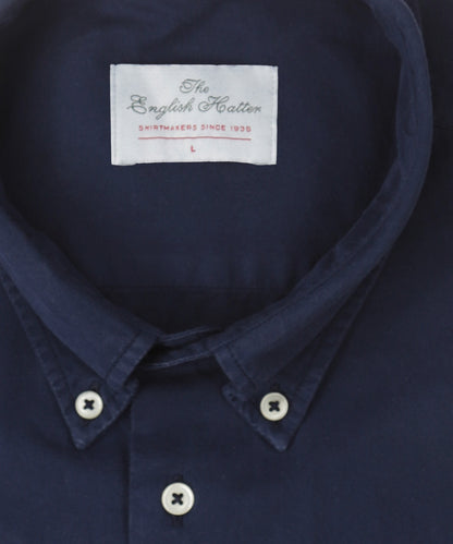 Shirt Garment Washed Cotton | Navy