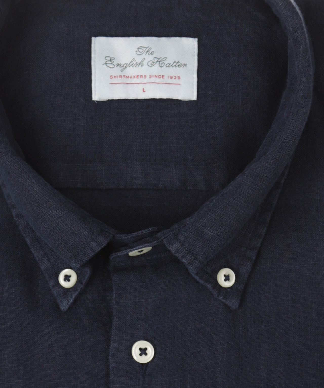 Shirt Garment Washed Linnen | Navy