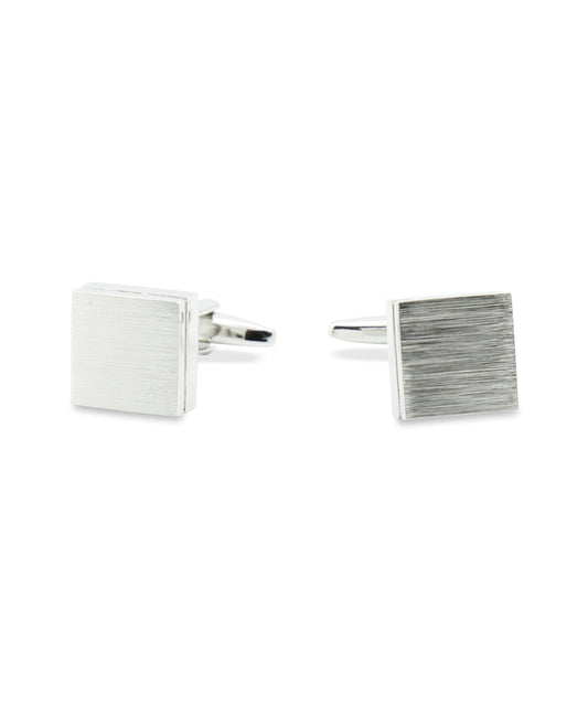 Manchetknopen | Vierkant Silver