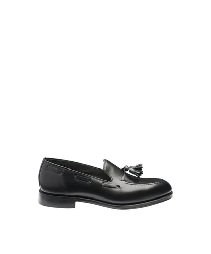 Russell Leather Tassel Loafer | Black