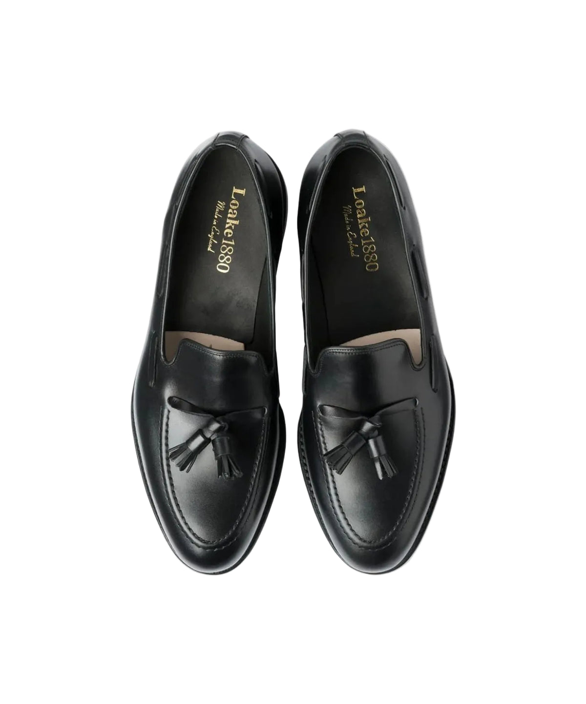Russell Leather Tassel Loafer | Black