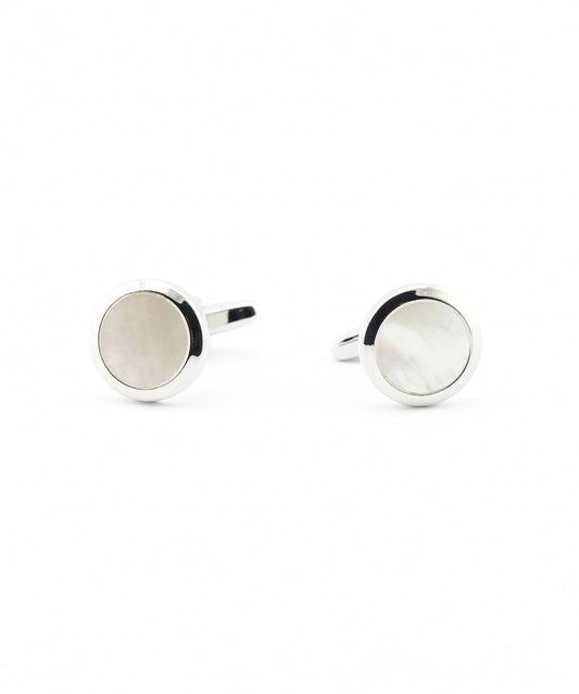 Manchetknopen | Mother of Pearl Rond