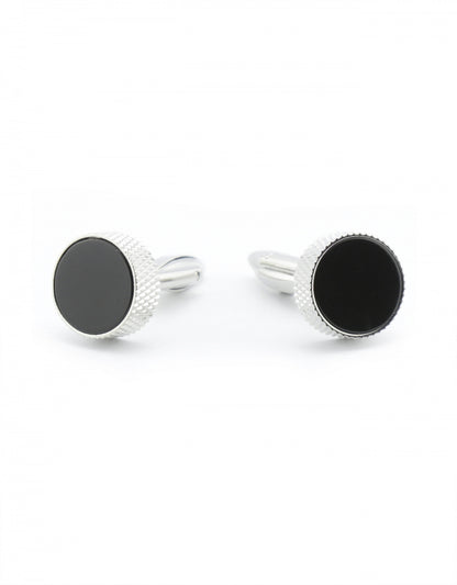 Manchetknopen | Zwart Zilver