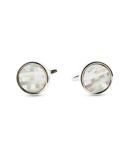 Manchetknopen | Mosaic Mother of Pearl