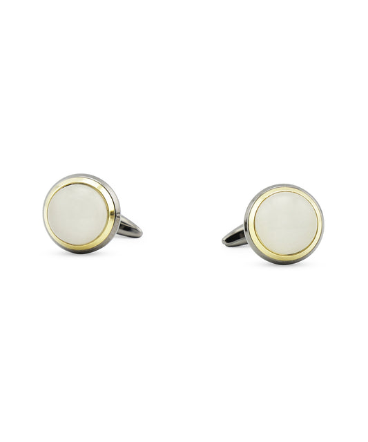 Manchetknopen | Mother of Pearl Goud