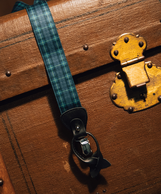 Bretels Clips/Patten 90 Years | Groen Ruit