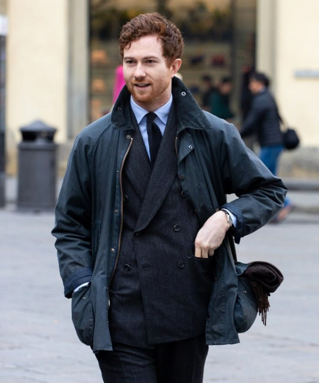 Beaufort Wax Jacket | Navy