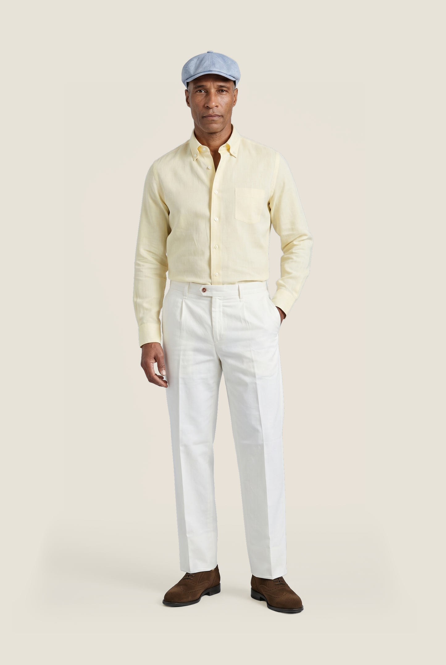 Shirt Linen | Geel