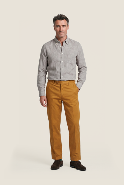 Shirt Linen | Braun