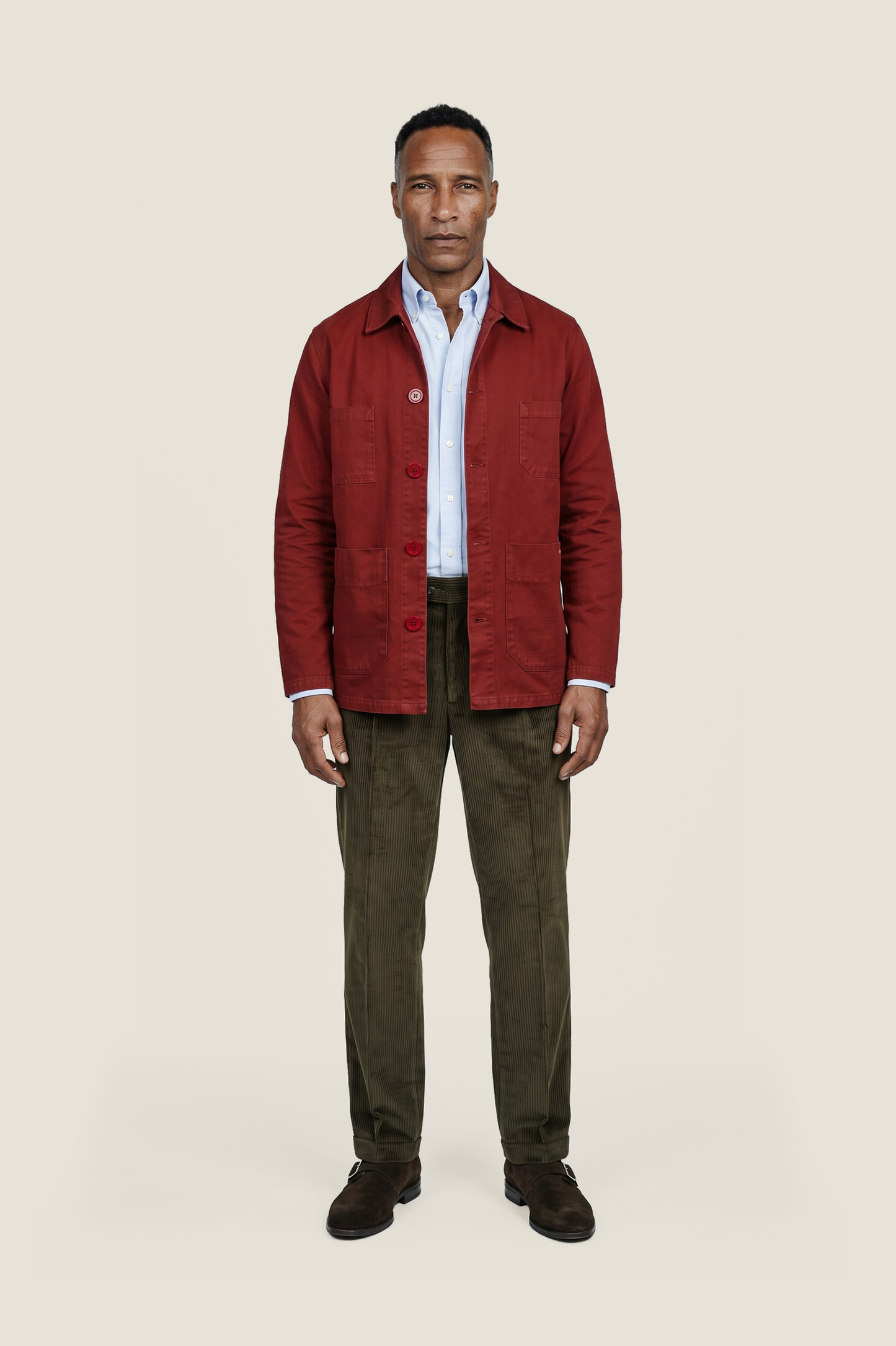 Saint James Sirocco Overshirt | Rot