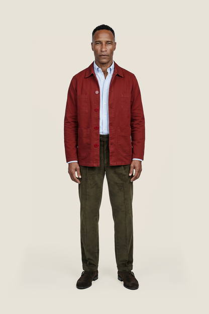 Saint James Sirocco Overshirt | Rot
